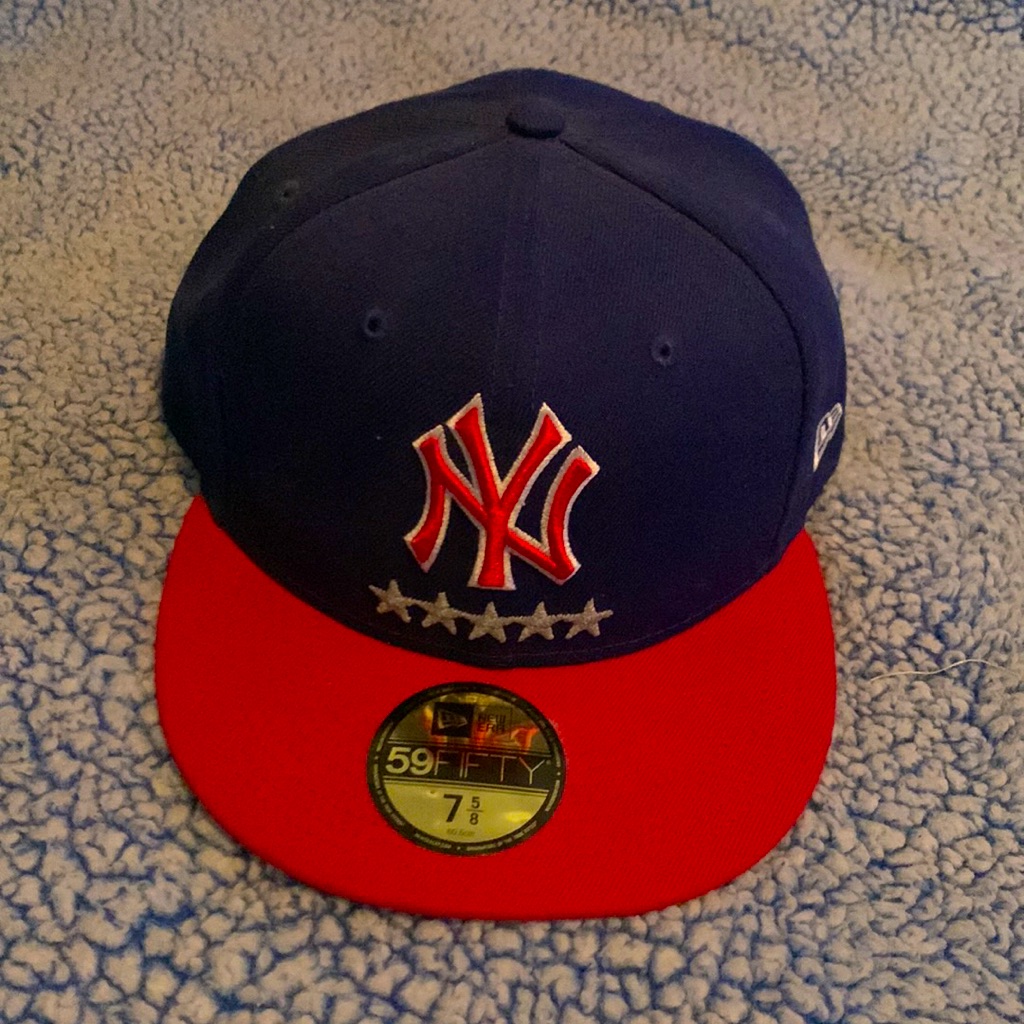 Brand New Usa Ny Fitted Hat